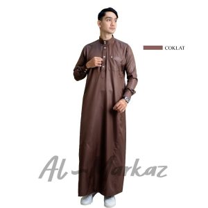 al markaz jubah pria muslim slimfit gulam
